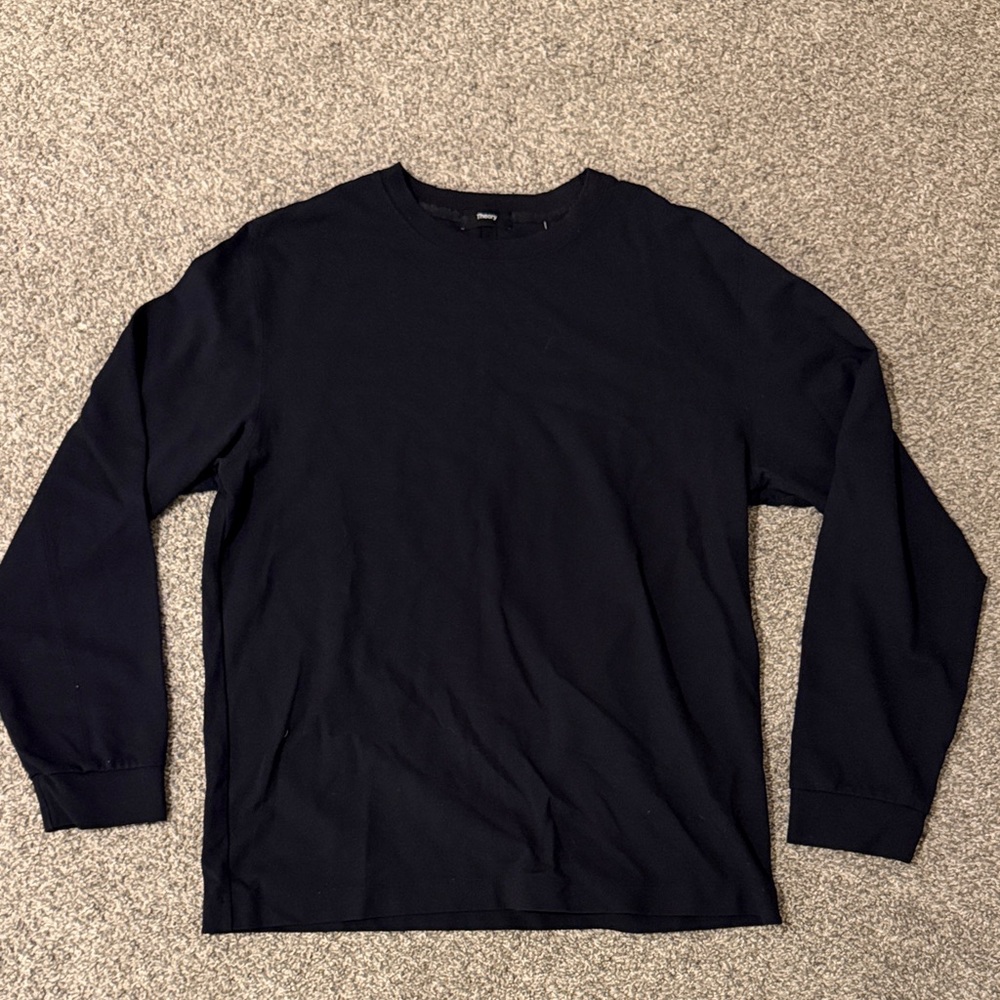 Theory Men's Dark Long Sleeve Tee